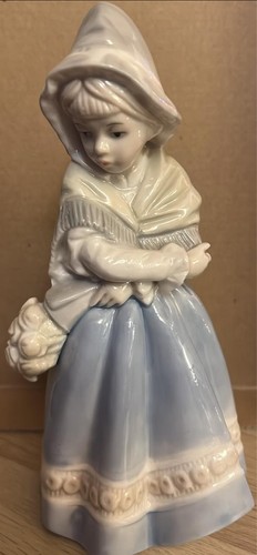 Porzellanfigur mädchen mit - mädchen,